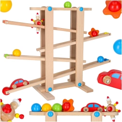 Montessori XXL-kuglebane i træ