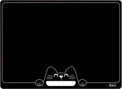 Jeujura dobbeltsidet tavle med kat