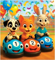 Træpuslespil Glade løb 20 brikker WOODEN CITY