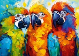 Cherry Pazzi puslespil Tropisk trio 500 brikker