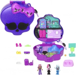 Polly Pocket kompakt Monster High kranium med skatepark og skole