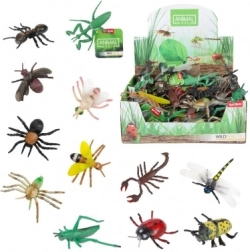 Plastikinsekter 6–13 cm, blandede arter