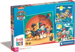 Puslespil Paw Patrol 3x48 brikker