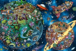 Puzzle Treflíci i rummet