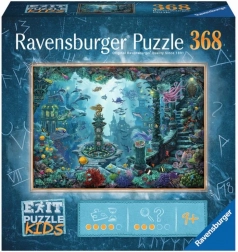 Ravensburger escape-puslespil Kids Den sunkne Atlantis 368 brikker