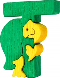 Fauna alfabet – bogstav T skildpadde