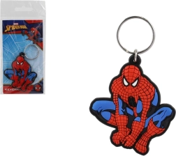 Gummi-nøglering MARVEL SPIDER-MAN, siddende figur, 6 cm