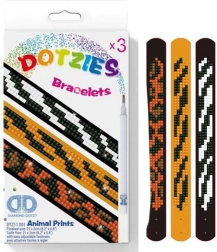 Fremstilling af armbånd med dyremotiver – sæt med 3 stk.