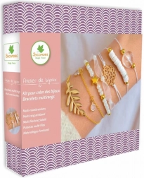 Smykkefremstilling – flerstrengede armbånd med perlemor til piger