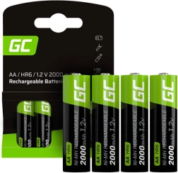 Genopladelige AA-batterier 2000 mAh Green Cell Sticks (4 stk.)