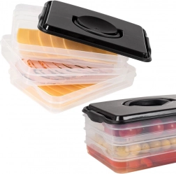 Trelags boks til pålæg og oste 3×600 ml