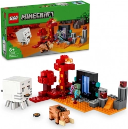 LEGO Minecraft Baghold ved portalen til Nether