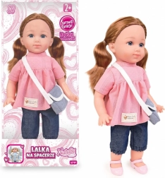 Funktionel dukke Natalia i tunika 36 cm