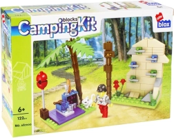 Camping-byggesæt – klatrevæg og minifigur, 122 dele