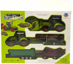 Legesæt traktor med tipvogn og tilbehør