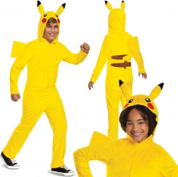 Børnekostume POKEMON Pikachu kigurumi (10–12 år, 137–149 cm)