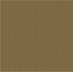 Byggeplade mørkebrun 25,5 x 25,5 cm