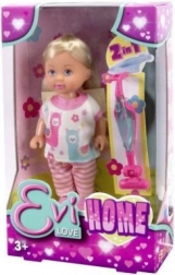 panenka Evi Love med 2-i-1 støvsuger til hjemmet 12 cm