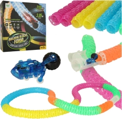 Byggesæt til børn - Fleksibel racerbane med hurtigt lille bil