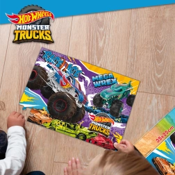 HOT WHEELS puslespil 35x25 cm 48 brikker