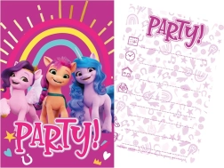 Sæt med festinvitationer og kuverter MY LITTLE PONY (5+5), 15 × 10 cm