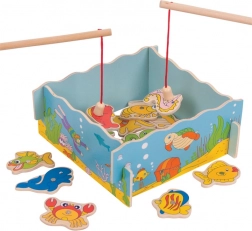 Træ magnetisk fiskespil hav – BIGJIGS TOYS