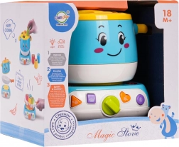 Interaktiv komfur med gryde og formsorterer