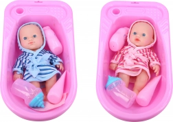 Dukke Baby med badekar