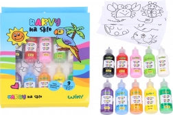 Glasfarver sæt 9+1 inklusive skabeloner