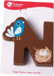 Træbogstav N Classic World