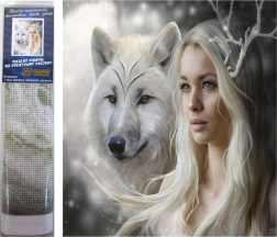 Norimpex Diamantmaling Isdronningen 30x40 cm