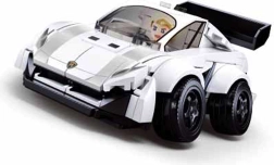 Sluban byggesæt Hvid Sportsvogn