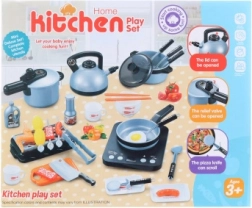 Sæt køkkengrej med komfur