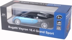 RC bil Bugatti Veyron 1:14 rød eller blå