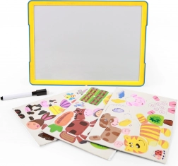 Magnetisk tegnetavle med dyr til børn