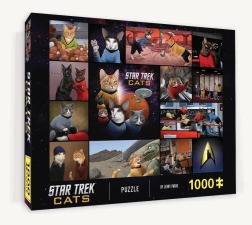 Puslespil Star Trek katte 1000 brikker