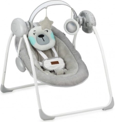 Gyngesæde med melodier MoMi LISS bjørn blå