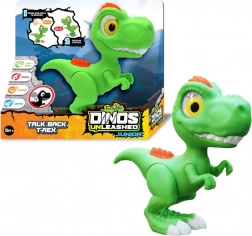 Talende interaktiv T-Rex med lyseffekt