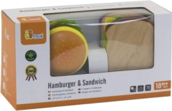Træsæt Legetøj Hamburger og Sandwich VIGA