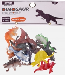 Figurfigurer dyr dinosaurer sæt 12 stk 5 cm