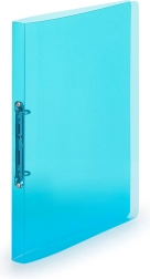 A4-ringbind i polypropylen med 2 ringe Lines blå