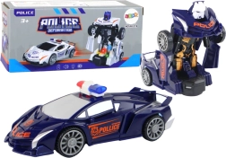 Transformerende politibil-robot