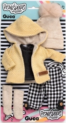 Guca tøj til dukken Penelope 34 cm – 5-dels sæt