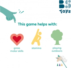 Hobbyhest – enhjørning med kegler til børn