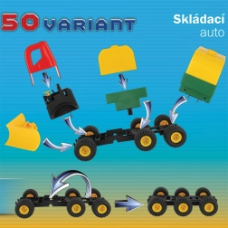 Combi Car 3 foldbart legebil for børn