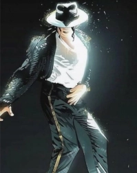 Diamantmaling michael jackson til koncert 30 × 40 cm