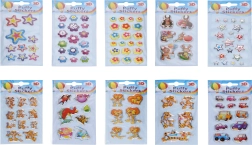 Puffy 3D Klistermærker Mix