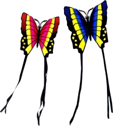 SPORTO flyvende drage sommerfugl 88 × 78 cm