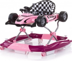 gåstol 4-i-1 car racer pink