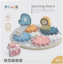 Trætandhjulsklodser til børn med dyremotiver